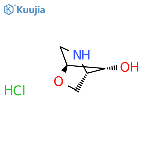 (1S,4S,7R)-2-Oxa-5-azabicyclo[2.2.1]heptan-7-ol;hydrochloride structure