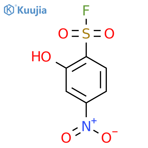 2-Hydroxy-4-nitrobenzene-1-sulfonyl fluoride structure