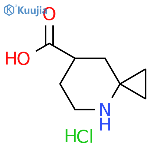4-azaspiro[2.5]octane-7-carboxylic acid hydrochloride structure
