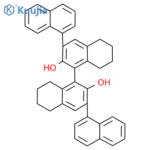 (S)-3,3'-Bis(1-naphthyl)-5,5',6,6',7,7',8,8'-octahydro-1,1'-bi-2,2'-naphthol structure