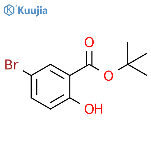 tert-butyl 5-bromo-2-hydroxybenzoate structure