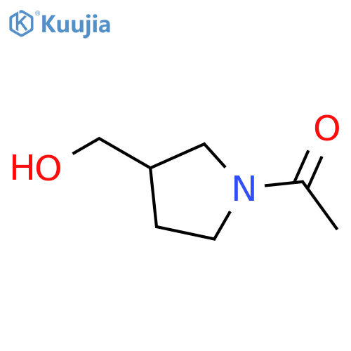 1-3-(hydroxymethyl)pyrrolidin-1-ylethan-1-one structure