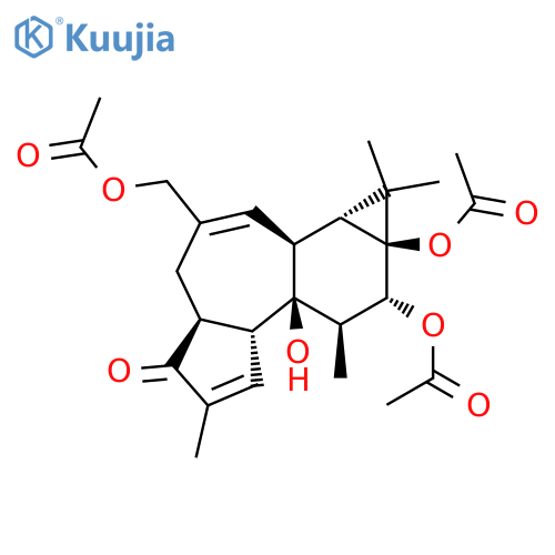 [(1R,2R,6S,10S,11R,13S,14R,15R)-13,14-Diacetyloxy-1-hydroxy-4,12,12,15-tetramethyl-5-oxo-8-tetracyclo[8.5.0.02,6.011,13]pentadeca-3,8-dienyl]methyl acetate structure