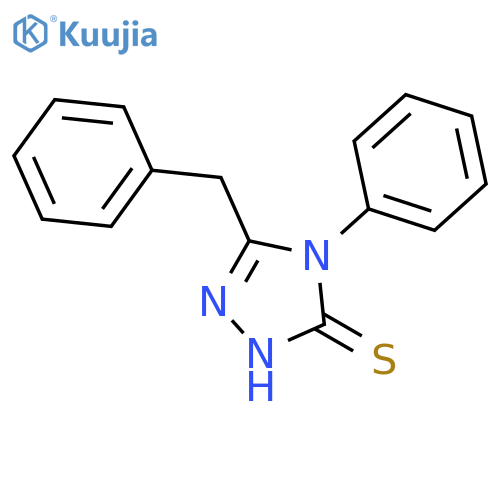 5-Benzyl-4-phenyl-4H-1,2,4-triazole-3-thiol structure