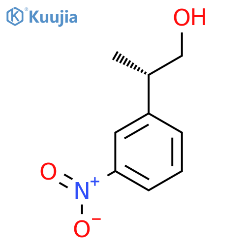 (2S)-2-(3-nitrophenyl)propan-1-ol structure