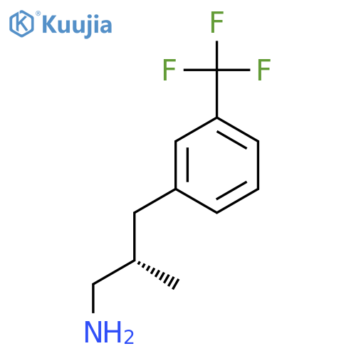 (2S)-2-Methyl-3-[3-(trifluoromethyl)phenyl]propan-1-amine structure