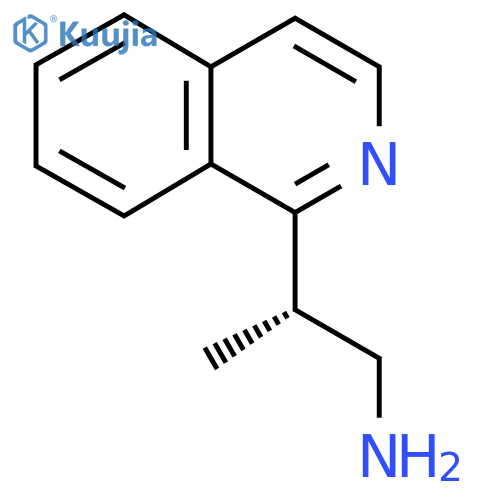 (2S)-2-Isoquinolin-1-ylpropan-1-amine structure