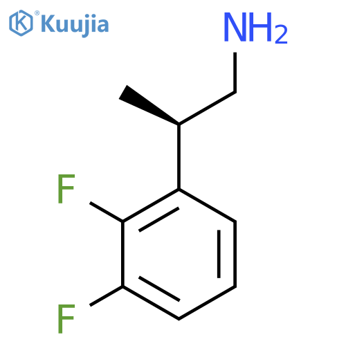 (2R)-2-(2,3-Difluorophenyl)propan-1-amine structure