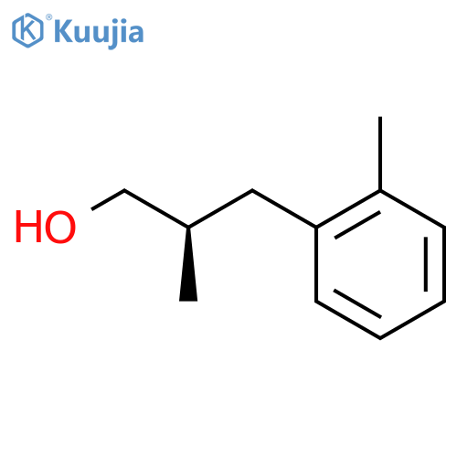 (2R)-2-Methyl-3-(2-methylphenyl)propan-1-ol structure