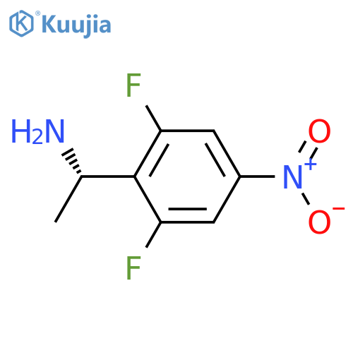 (1S)-1-(2,6-Difluoro-4-nitrophenyl)ethanamine structure