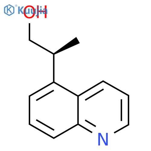 (2S)-2-Quinolin-5-ylpropan-1-ol structure