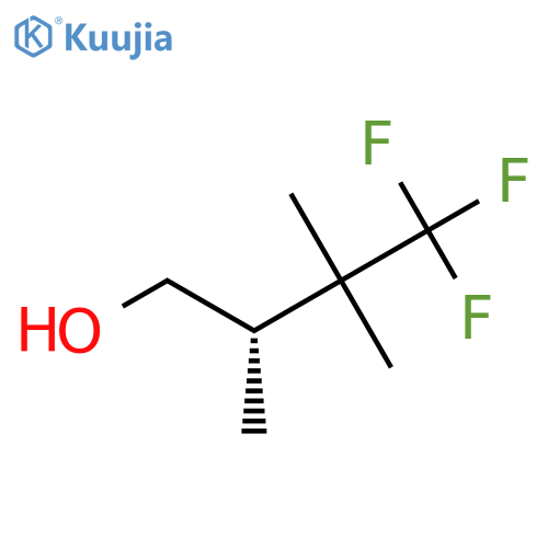 (2S)-4,4,4-Trifluoro-2,3,3-trimethylbutan-1-ol structure