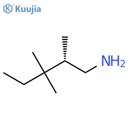 (2S)-2,3,3-trimethylpentan-1-amine structure