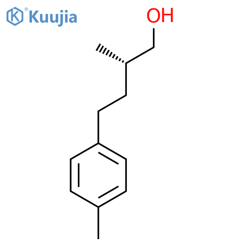 (2S)-2-Methyl-4-(4-methylphenyl)butan-1-ol structure