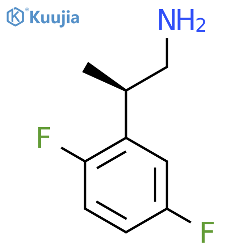 (2R)-2-(2,5-Difluorophenyl)propan-1-amine structure