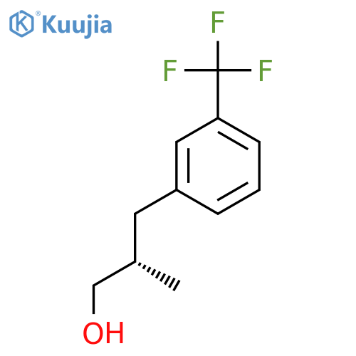 (2S)-2-Methyl-3-[3-(trifluoromethyl)phenyl]propan-1-ol structure