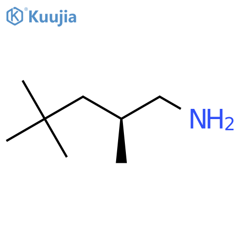 (2S)-2,4,4-trimethylpentan-1-amine structure
