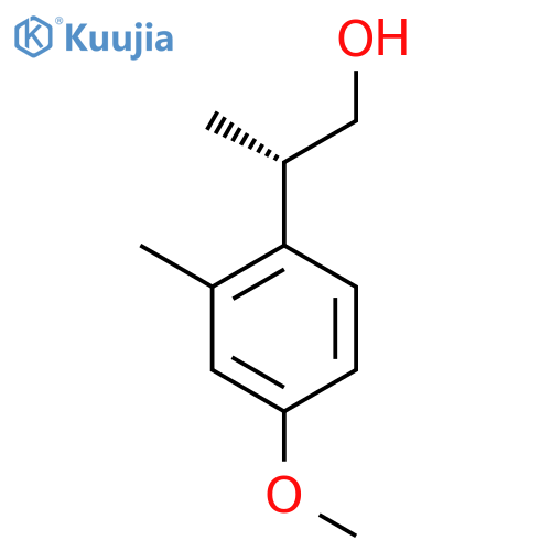 (2S)-2-(4-Methoxy-2-methylphenyl)propan-1-ol structure