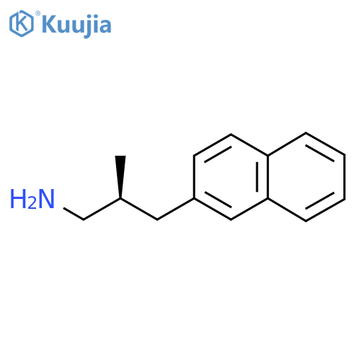 (2S)-2-Methyl-3-naphthalen-2-ylpropan-1-amine structure