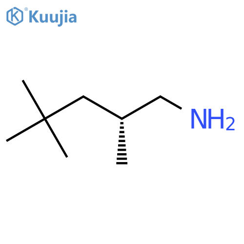 (2R)-2,4,4-trimethylpentan-1-amine structure