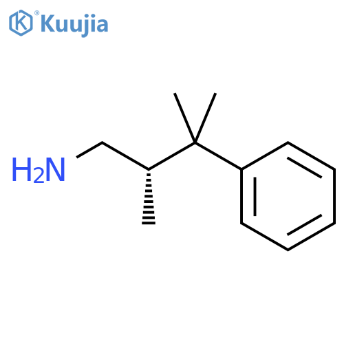 (2S)-2,3-Dimethyl-3-phenylbutan-1-amine structure