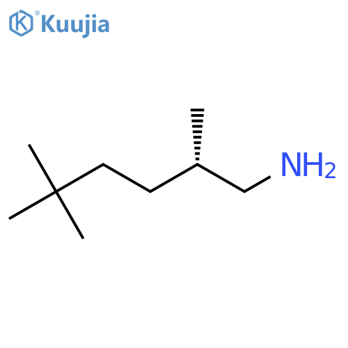 (2S)-2,5,5-Trimethylhexan-1-amine structure