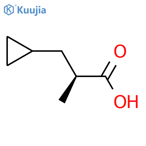 (2S)-3-cyclopropyl-2-methylpropanoic acid structure