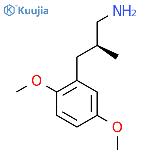 (2S)-3-(2,5-Dimethoxyphenyl)-2-methylpropan-1-amine structure