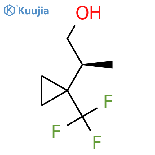 (2S)-2-[1-(Trifluoromethyl)cyclopropyl]propan-1-ol structure