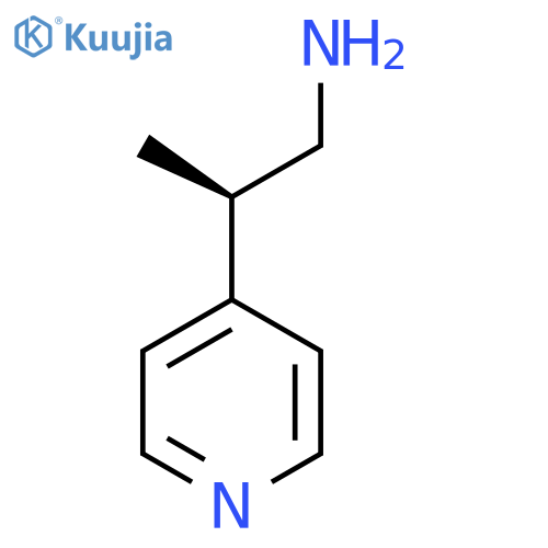 (2R)-2-(pyridin-4-yl)propan-1-amine structure