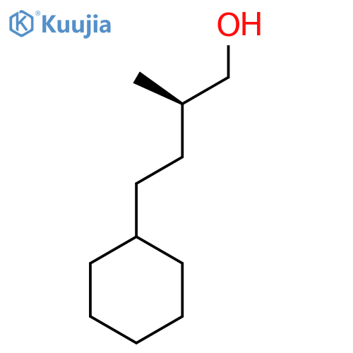 [R,(+)]-beta-Methylcyclohexane-1-butanol structure