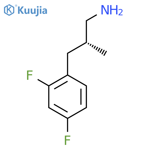 (2R)-3-(2,4-Difluorophenyl)-2-methylpropan-1-amine structure