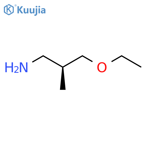 (2S)-3-ethoxy-2-methylpropan-1-amine structure