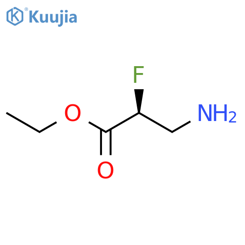 ethyl (2S)-3-amino-2-fluoropropanoate structure