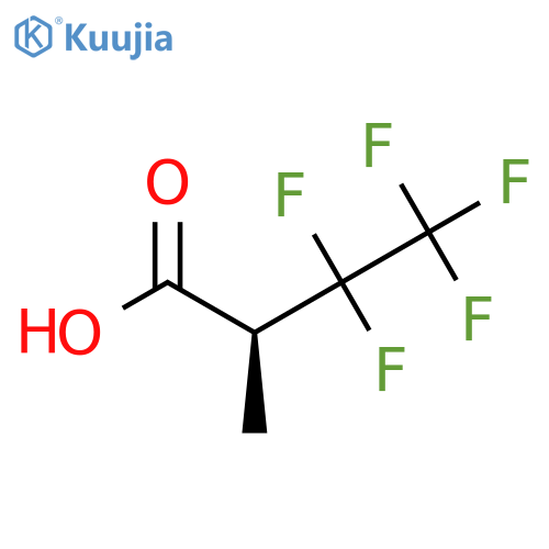(2S)-3,3,4,4,4-Pentafluoro-2-methylbutanoic acid structure