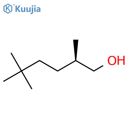 (2R)-2,5,5-Trimethylhexan-1-ol structure