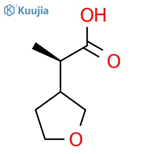 (2R)-2-(Oxolan-3-yl)propanoic acid structure