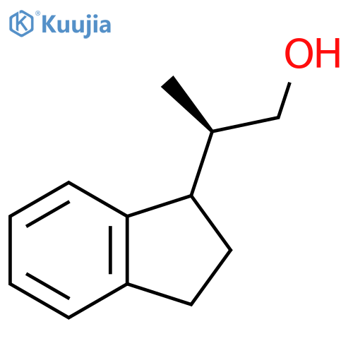 (2R)-2-(2,3-Dihydro-1H-inden-1-yl)propan-1-ol structure