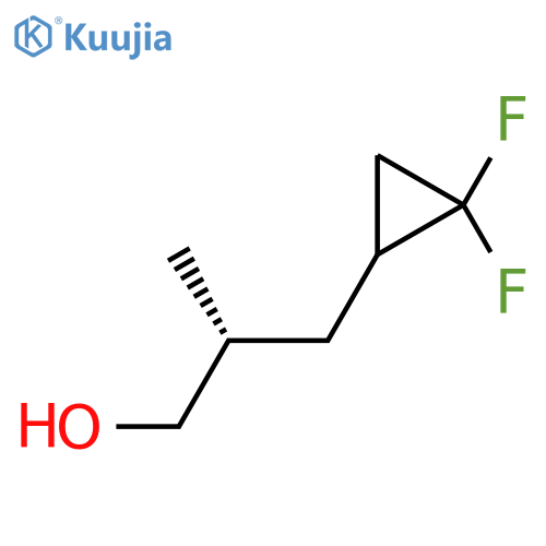 (2R)-3-(2,2-Difluorocyclopropyl)-2-methylpropan-1-ol structure