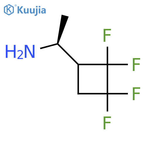 (1S)-1-(2,2,3,3-Tetrafluorocyclobutyl)ethanamine structure