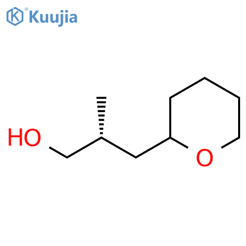(2R)-2-Methyl-3-(oxan-2-yl)propan-1-ol structure