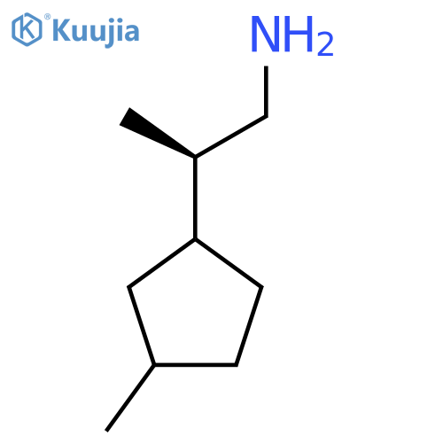 (2R)-2-(3-Methylcyclopentyl)propan-1-amine structure