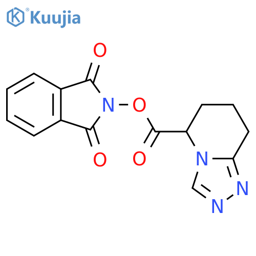 1,3-dioxo-2,3-dihydro-1H-isoindol-2-yl 5H,6H,7H,8H-[1,2,4]triazolo[4,3-a]pyridine-5-carboxylate structure