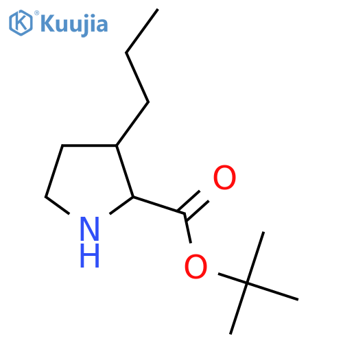 Tert-butyl 3-propylpyrrolidine-2-carboxylate structure