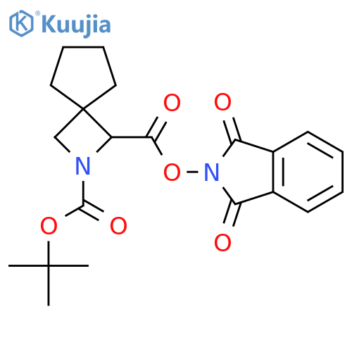 2-tert-butyl 1-(1,3-dioxo-2,3-dihydro-1H-isoindol-2-yl) 2-azaspiro[3.4]octane-1,2-dicarboxylate structure