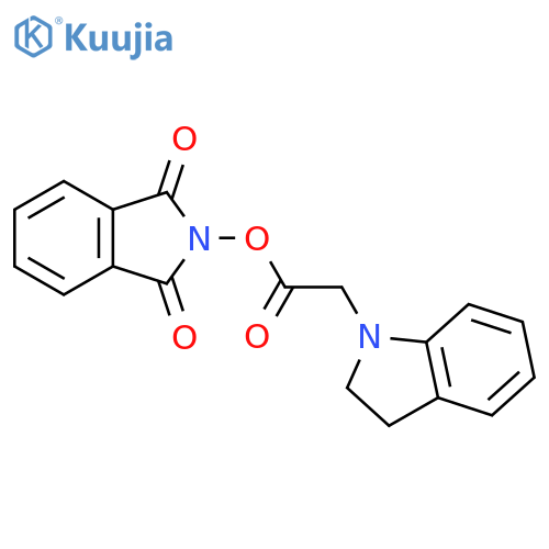 1,3-dioxo-2,3-dihydro-1H-isoindol-2-yl 2-(2,3-dihydro-1H-indol-1-yl)acetate structure