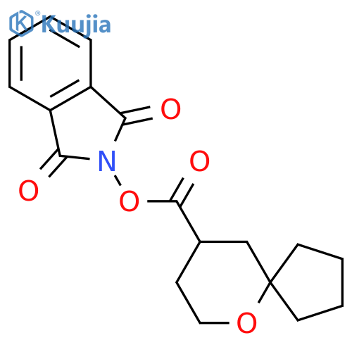1,3-dioxo-2,3-dihydro-1H-isoindol-2-yl 6-oxaspiro[4.5]decane-9-carboxylate structure