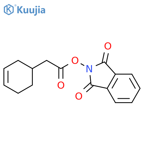 1,3-dioxo-2,3-dihydro-1H-isoindol-2-yl 2-(cyclohex-3-en-1-yl)acetate structure