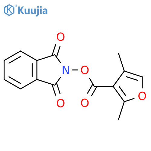 1,3-dioxo-2,3-dihydro-1H-isoindol-2-yl 2,4-dimethylfuran-3-carboxylate structure