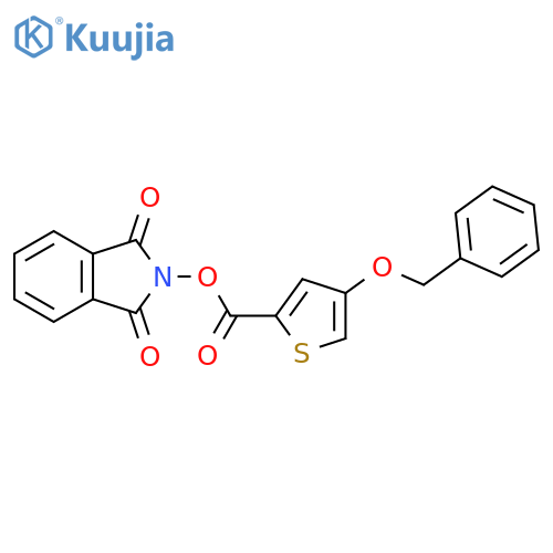1,3-dioxo-2,3-dihydro-1H-isoindol-2-yl 4-(benzyloxy)thiophene-2-carboxylate structure